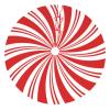 Red and White Candy Swirl Stripe Striped Mint Sugar Candy Cane Themed 36 Inch Christmas Tree Skirt Round Winter Snow Suitable for Christmas Xmas Halloween Holiday Party Decor Decoration Occasion view 1