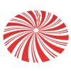 Red and White Candy Swirl Stripe Striped Mint Sugar Candy Cane Themed 36 Inch Christmas Tree Skirt Round Winter Snow Suitable for Christmas Xmas Halloween Holiday Party Decor Decoration Occasion view 2