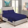 Kedara Cloth Premium 100% Cotton RV Bunk 28"x75" Sheets - 400 Thread Count Sateen Luxury Bedding, Extra Soft & Cooling Sheet Set (Navy Blue Stripe)- Deep Pocket Sheets for RV Bunk 28"x75" Size Bed view 1