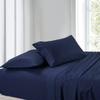 Kedara Cloth Premium 100% Cotton RV Bunk 28"x75" Sheets - 400 Thread Count Sateen Luxury Bedding, Extra Soft & Cooling Sheet Set (Navy Blue Stripe)- Deep Pocket Sheets for RV Bunk 28"x75" Size Bed view 2