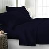 100% Cotton RV Short King - 70 x 80 Sheets - 400 Thread Count Sateen Luxury Bedding, Extra Soft & Cooling Sheet Set (Navy Blue Solid)- Deep Pocket Sheets for RV Short King - 70 x 80 Size Bed view 1