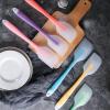 Cake Spatula Baking Spatula Translucent Silicone Spatula 28cm Large Translucent Spatula Cake Spatula Cream Spatula view 3