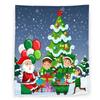 Xmas Blanket 40" x 50" Santa Christmas Tree New Year Holiday Elf Super Soft Bedding Fleece Throw Blanket Microfiber Flannel Blankets Couch Sofa Warm Lightweight for Boys Girls view 1
