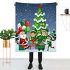 Xmas Blanket 40" x 50" Santa Christmas Tree New Year Holiday Elf Super Soft Bedding Fleece Throw Blanket Microfiber Flannel Blankets Couch Sofa Warm Lightweight for Boys Girls view 2