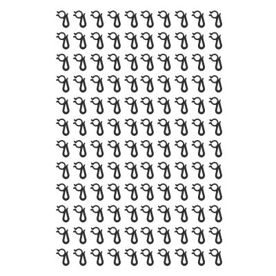 120 Pcs Christmas Light Clips, Mini Plastic Gutter Hooks, Reusable Waterproof Plastic Outdoor Hanging Christmas Light Clips Holiday Party Decoration, Christmas Lights Hooks Clips for Christmas(Black)