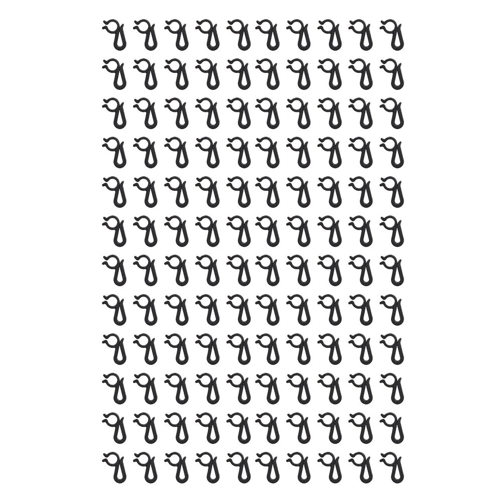 120 Pcs Christmas Light Clips, Mini Plastic Gutter Hooks, Reusable Waterproof Plastic Outdoor Hanging Christmas Light Clips Holiday Party Decoration, Christmas Lights Hooks Clips for Christmas(Black)
