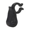 120 Pcs Christmas Light Clips, Mini Plastic Gutter Hooks, Reusable Waterproof Plastic Outdoor Hanging Christmas Light Clips Holiday Party Decoration, Christmas Lights Hooks Clips for Christmas(Black) view 3