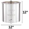 Holy Water Receptacle, Stainless Steel Container for Religious Gatherings, Catholic Church Supplies, 5 Gallons view 2