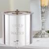 Holy Water Receptacle, Stainless Steel Container for Religious Gatherings, Catholic Church Supplies, 5 Gallons view 3