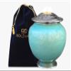 Candle Cremation Urn for Human Ashes - Large Mint/Turquoise Candle Urn - Decorative Urn for Ashes Display at Home - Beautiful Modern Adult URN for Funeral, Burial, Female or Pets view 2