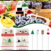 4Pcs Kids Food Sign Set Christmas Fruit Fork Set For Cake Cartoon Animal Dessert Fruit Picks Unique Lunch Box Toothpicks Christmas Fruit Sign Cake Dessert Pastry Party Supply view 3