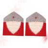 ABOOFAN Santa Style Chair Covers Set Christmas Chair Slipcover for Home Decor 2 Pack view 2