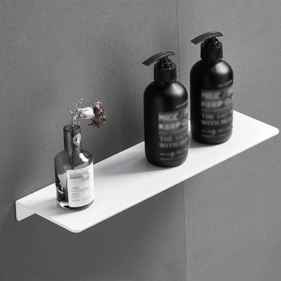 BAHELS Shower Caddy Bathroom Shelf, Aluminum Kitchen Accessories Nail Bathroom Organizer Shower Cosmetic Storage Rack Bathroom Organizer (Color : White 30CM)