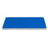 Shelving Inc. 14" d x 30" w Plastic Wire Shelf Liners, Light Blue, 4 Count view 1