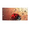 Art Ladybug Tracks Banner Holiday Backdrop for Outdoor Happy Birthday Decorations Yard Signs Christmas Banners Fence Hanging Flag Home Decoration for Party Wedding Business view 1