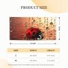 Art Ladybug Tracks Banner Holiday Backdrop for Outdoor Happy Birthday Decorations Yard Signs Christmas Banners Fence Hanging Flag Home Decoration for Party Wedding Business view 3