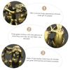 ARTIBETTER 3pcs Metal Brass Animal Sculptures Monkey Statue for Decor Desktop Ornament Home Ape Statue Wise Gestures view 2