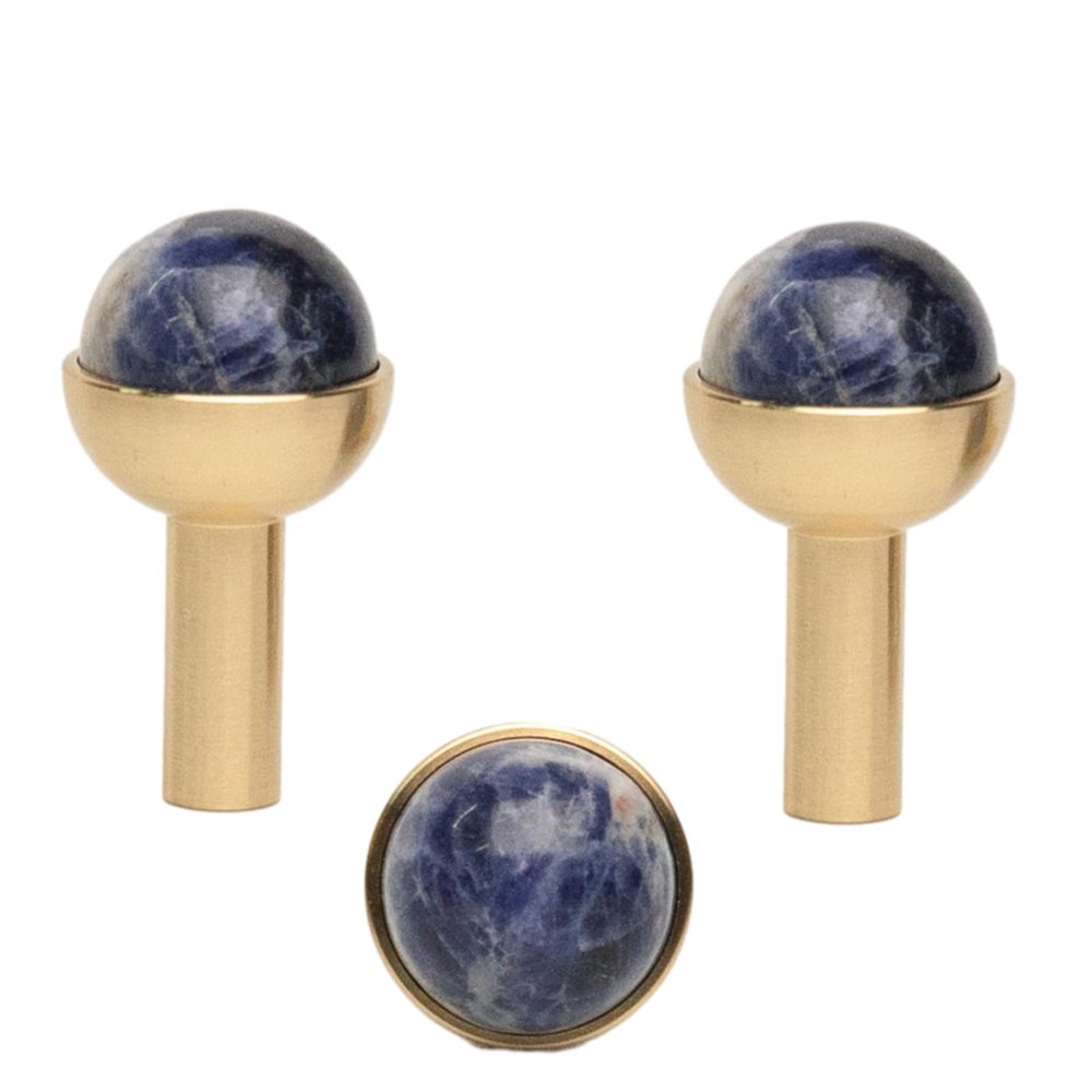 Cabinet Knobs with,Crystal Glass Door Drawer Knobs,Black Cupboard Handles2Pcs Children's Room Crystal Knobs and Handles Drawer Wardrobe Cabinet Brass Knobs Gray Diameter22mm ( Color : Blue , Size : Di