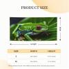 Animal Frog Green Leaf Leaves Banner Holiday Backdrop for Outdoor Happy Birthday Decorations Yard Signs Christmas Banners Fence Hanging Flag Home Decoration for Party Wedding Business view 3