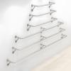 Torzk Wall Mounted Clothing Rack, Stainless Steel Wall Clothes Rail Detachable Clothes Hanging Rod Heavy Duty Garment Bar For Closet Storage Retail Display Clothes Rod For Closet (Size : L-120cm) view 4