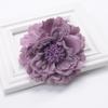 qbodp 2 Pack Curtain Tiebacks Clip Artificial Flower Tie Backs for Curtains, Home Decor Living Room Curtain Decoration Clip, Purple view 1