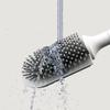 PEKJI Modern Wall Hanging Toilet Brush with Silicone Bristles Toilet Brush and Holder Simple Toilet Cleaner Brush for Bathroom Storage Easy to Clean view 4
