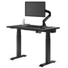 Desky Dual Mini Sit Stand 32 x 20 in Compact Desk with Dual Motors, 3-Stage Height Range, 4 Memory Presets  One-Piece Top for Home Office Black view 1