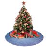 Xmas Tree Ball Stars Christmas Tree Skirt for Xmas Holiday Party Decorations Gifts Funny Home Decor 48" view 4