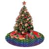 Dragon Scale Christmas Tree Skirt 48" Xmas Tree Skirt Christmas Tree Decorations Christmas Decorations for Tree Indoor Soft Christmas Tree Skirts for Holiday Party view 4