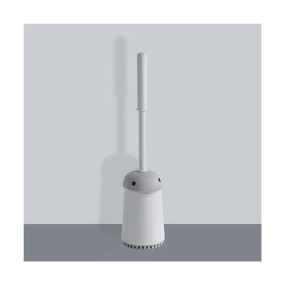 PEKJI Modern Lovely Toilet Brush Creativity Toilet Brush and Holder Plastic Toilet Bowl Brush with Long Handle Toilet Cleaner Brush Easy to Clean