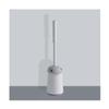 PEKJI Modern Lovely Toilet Brush Creativity Toilet Brush and Holder Plastic Toilet Bowl Brush with Long Handle Toilet Cleaner Brush Easy to Clean view 1