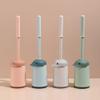 PEKJI Modern Lovely Toilet Brush Creativity Toilet Brush and Holder Plastic Toilet Bowl Brush with Long Handle Toilet Cleaner Brush Easy to Clean view 3