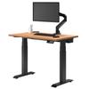 Desky Dual Mini Sit Stand 40 x 24 in Compact Desk with Dual Motors, 3-Stage Height Range, 4 Memory Presets  One-Piece Top for Home Office Prime Oak view 1