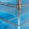 Omega 24" Deep x 24" Wide x 96" High 4 Tier Stationary Chrome Basket Unit view 3