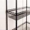 Omega 24" Deep x 36" Wide x 54" High 6 Tier Stationary Black Basket Unit view 4