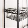 Omega 24" Deep x 24" Wide x 96" High 4 Tier Stationary Black Basket Unit view 3