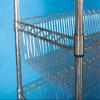 Omega 18" Deep x 48" Wide x 54" High 5 Tier Stationary Chrome Basket Unit view 2