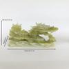 NATURAL MARBLE SHOP Set of 2 Green Onyx Marble Dragon Statue, Feng Shui Chinese Royal Dragon Statue Luck & Wealth Home Dcor Sculpture Gift Collectible Ornament (5.9" L) view 4