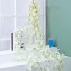 Artificial Cherry Blossom Vine Winding Air Conditioning Pipe Vine Flower Strip Tree Simulating Plastic Fake Flower Vine Decorative Flower Vine view 1