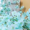Artificial Cherry Blossom Vine Winding Air Conditioning Pipe Vine Flower Strip Tree Simulating Plastic Fake Flower Vine Decorative Flower Vine view 3
