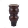 AVIMYA 1/4PCS Solid Wood Furniture Legs Replacement Mid-Century Modern for Coffe Tea Table Sofa Bed TV Stands Cupboard Dressing 150mm (Color : 1PC 180mm Brown) view 2