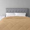 All Season Goose Down-1 Piece Diamond Stitched Comforter Set 100% Natural Cotton | 500 GSM Fill |Taupe Comforter Only Cloud Fluffy Diamond Pattern Duvet Inset-King (106'' x 90'') view 2