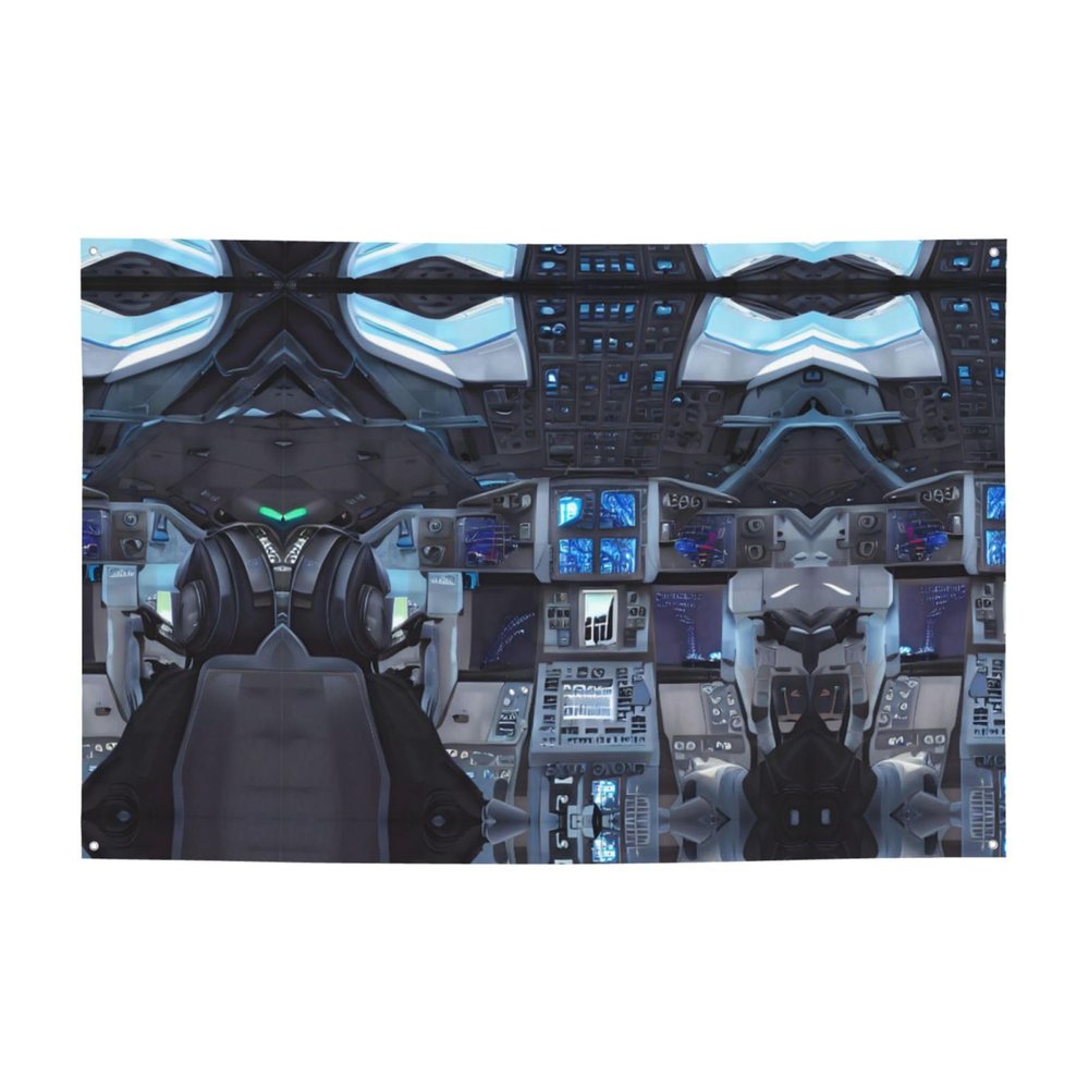 Vibrant and Durable Happy Birthday Banner - Perfect Party Decorations for Birthdays and Festive Gatherings Cabin of the Future
