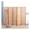 pujindu Room Divider Screen Privacy Panel, Movable Folding Room Divider, Freestanding Partition Wall Panel Privacy Furniture, Privacy Screen Separator (Color : Wood Colour, Size : 15.7x59in-3PCS) view 1