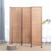 pujindu Room Divider Screen Privacy Panel, Movable Folding Room Divider, Freestanding Partition Wall Panel Privacy Furniture, Privacy Screen Separator (Color : Wood Colour, Size : 15.7x59in-3PCS) view 2