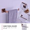 Bathroom Accessories Toilet Paper Holder Brushed Rose Gold Towel Hooks Stainless Steel Bedroom Wall Mount Bath Hardware Sets,Towel Ring view 2