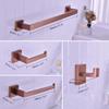 Bathroom Accessories Toilet Paper Holder Brushed Rose Gold Towel Hooks Stainless Steel Bedroom Wall Mount Bath Hardware Sets,Towel Ring view 3
