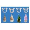 MiJob 10PCS Modeling Caps Fittings Soft Serve Compatible for Ice Cream Machine Spare Parts Lids Nozzle Accessories 29mm Inner Diameter view 2