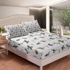 Feelyou Kids Duck Sheet Set Queen Size Duck Hunting Bed Sheets Set for Boys Girls Teens Bedroom Decor Wild Animals Sheets with Deep Pocket Fitted Sheet Women Men Botanical with 2 Pillow Case view 3