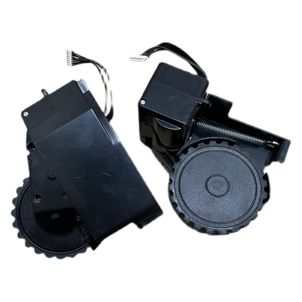 SteFik Robot Vacuum Cleaner Wheel Assembly. Compatible for Lenovo, LR1 CC1 T1s Pro Robotic Vacuum Cleaner, Parts Wheel Motor Replacement Accessories (Color : L and R Wheel)